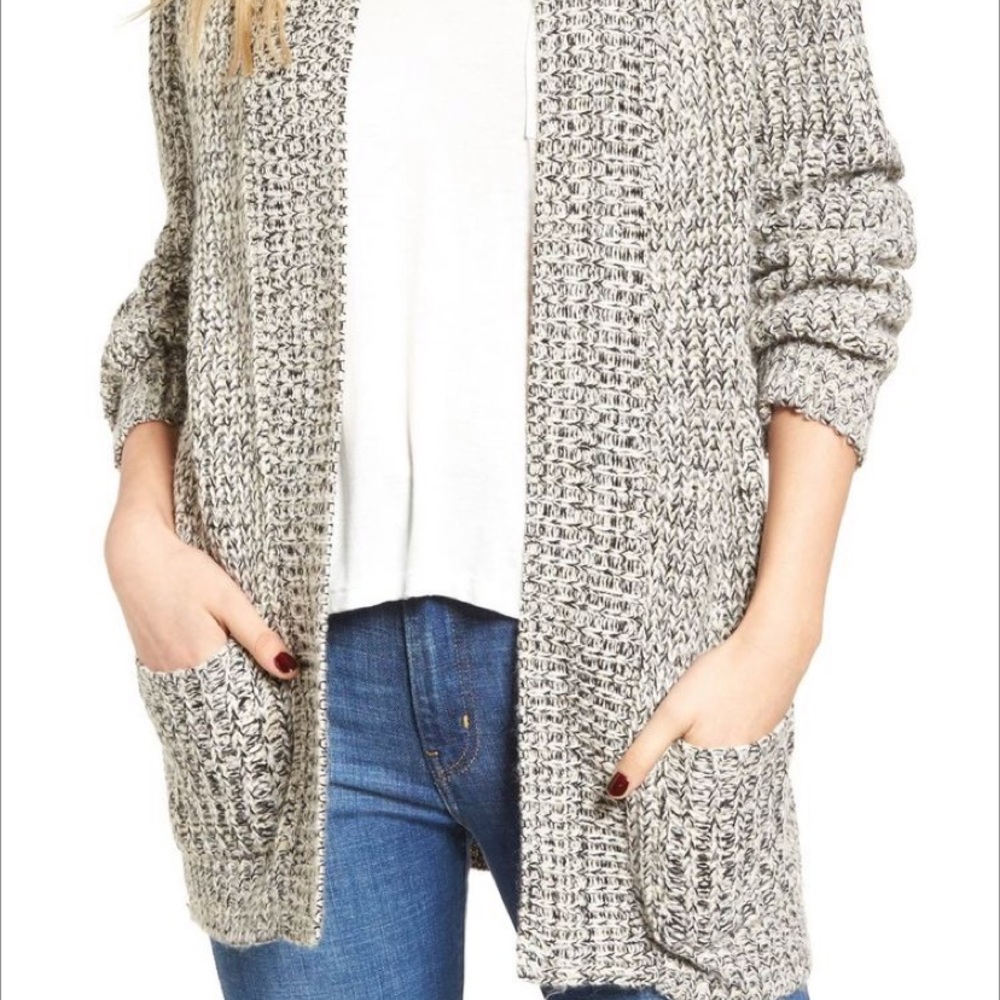 Cotton Emporium Marled Cardigan Medium NEW